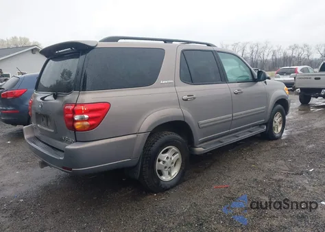 2002 Toyota Sequoia Limited V8 from USA, damaged, VIN 5TDBT48A92S061934